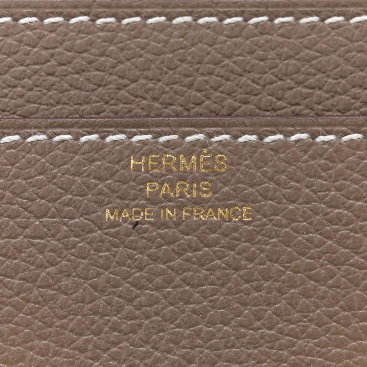 Hermes Evercolor Constance Wallet To Go Etoupe 7 of 12