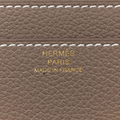Hermes Evercolor Constance Wallet To Go Etoupe 7 of 12