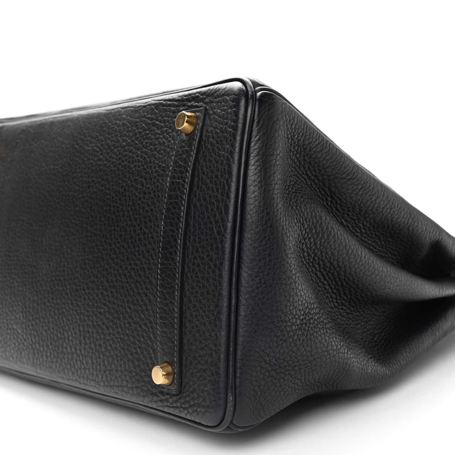 Hermes Taurillon Clemence Birkin 35 Bleu Indigo 10 of 13