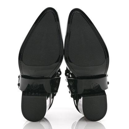 Louis Vuitton Rubber Monogram Rhapsody Ankle Boots 37 Black 6 of 8