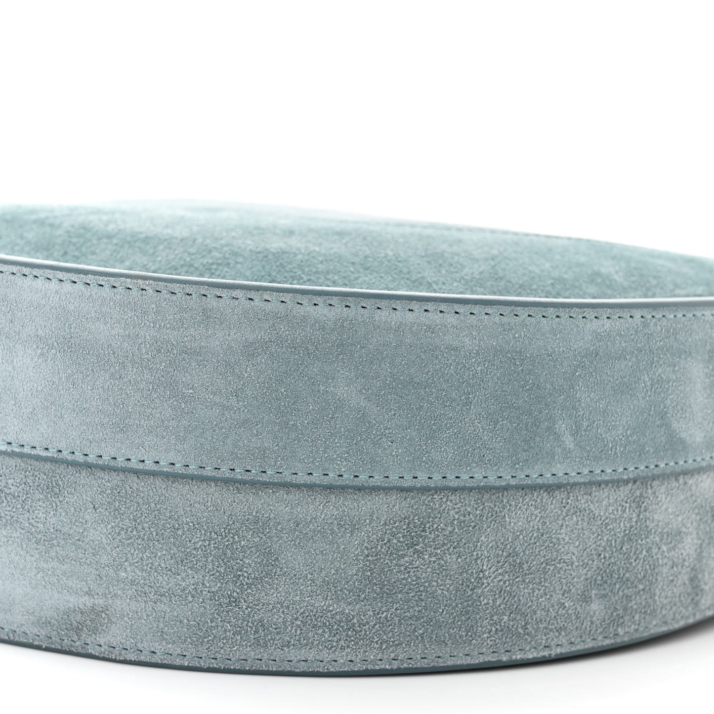 Suede Arch Shoulder Bag Faded Blue