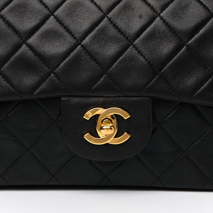 Chanel Lambskin Quilted Small Double Flap Black 8 of 17