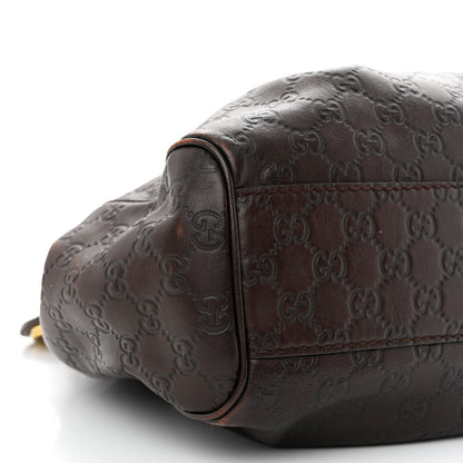 Gucci Guccissima Medium Sukey Tote Brown 9 of 16