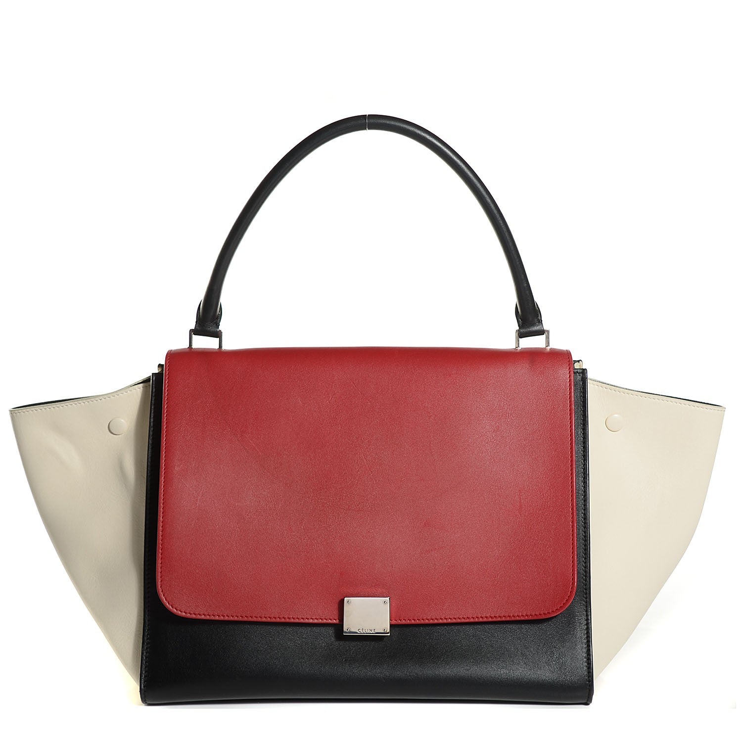Celine Smooth Calfskin Large Tri-Color Trapeze 1 of 8