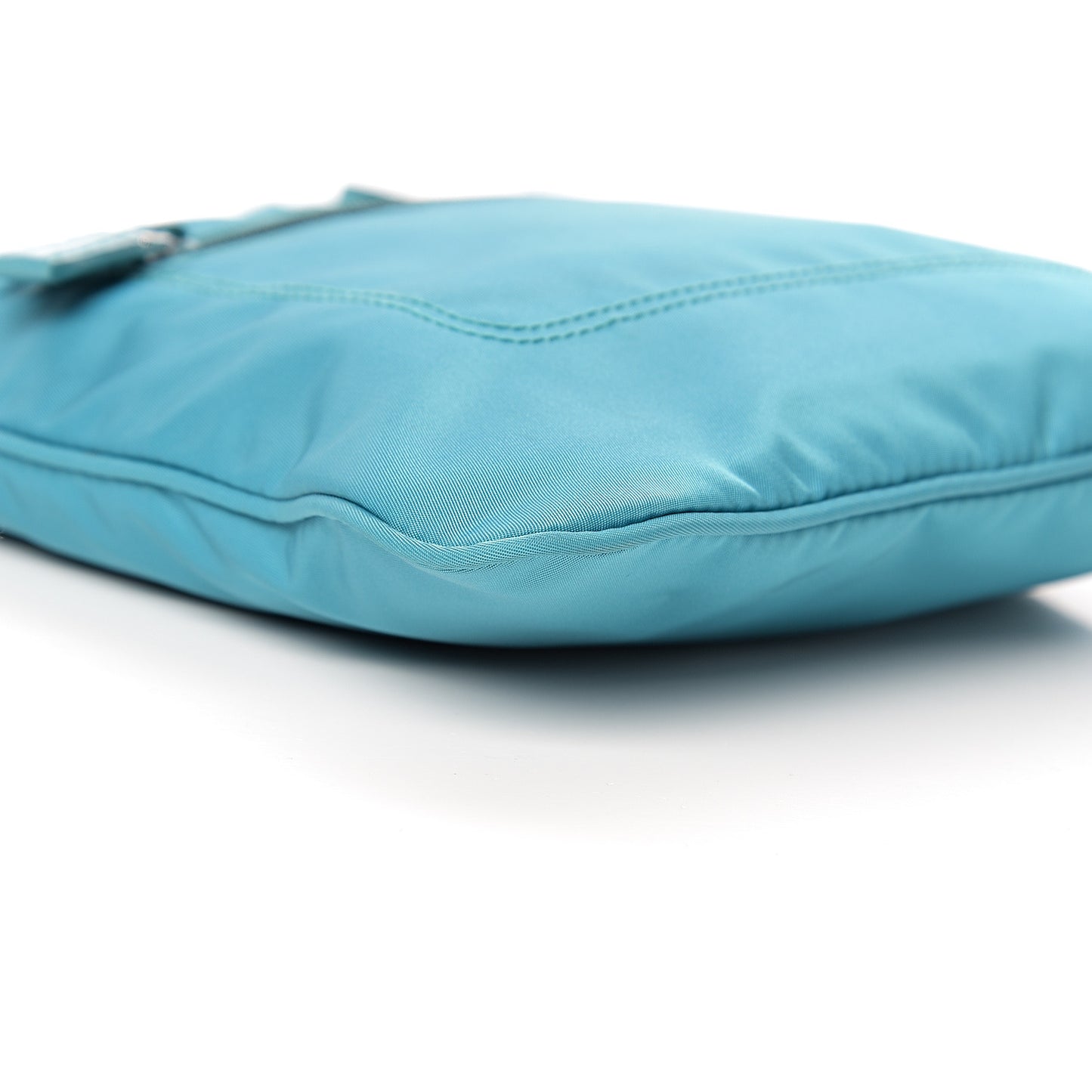 Nylon Vela Flat Messenger Bag Turchese
