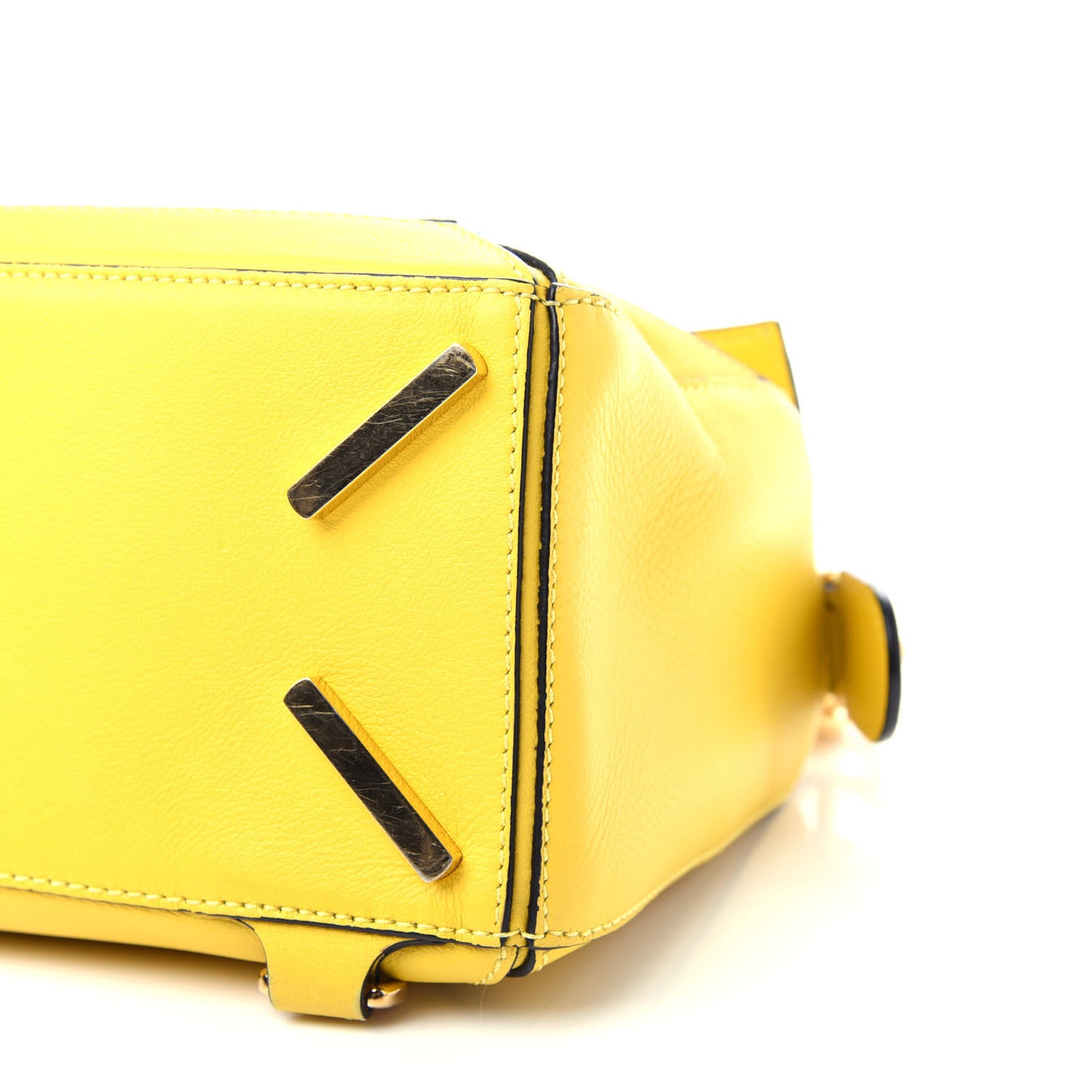 Calfskin Small Puzzle Bag Yellow