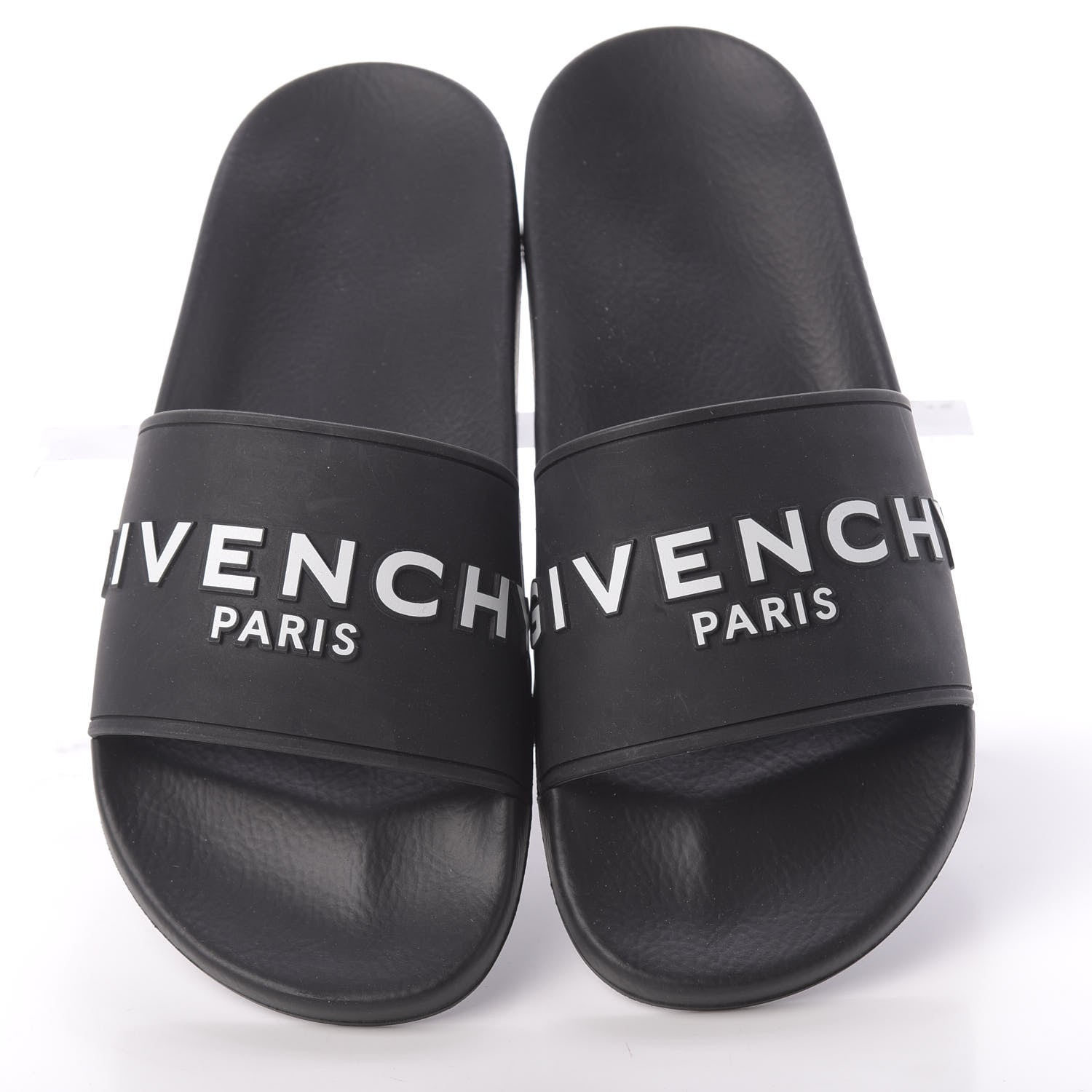 Givenchy Rubber Logo Pool Slide Sandals 39 Black 5 of 13