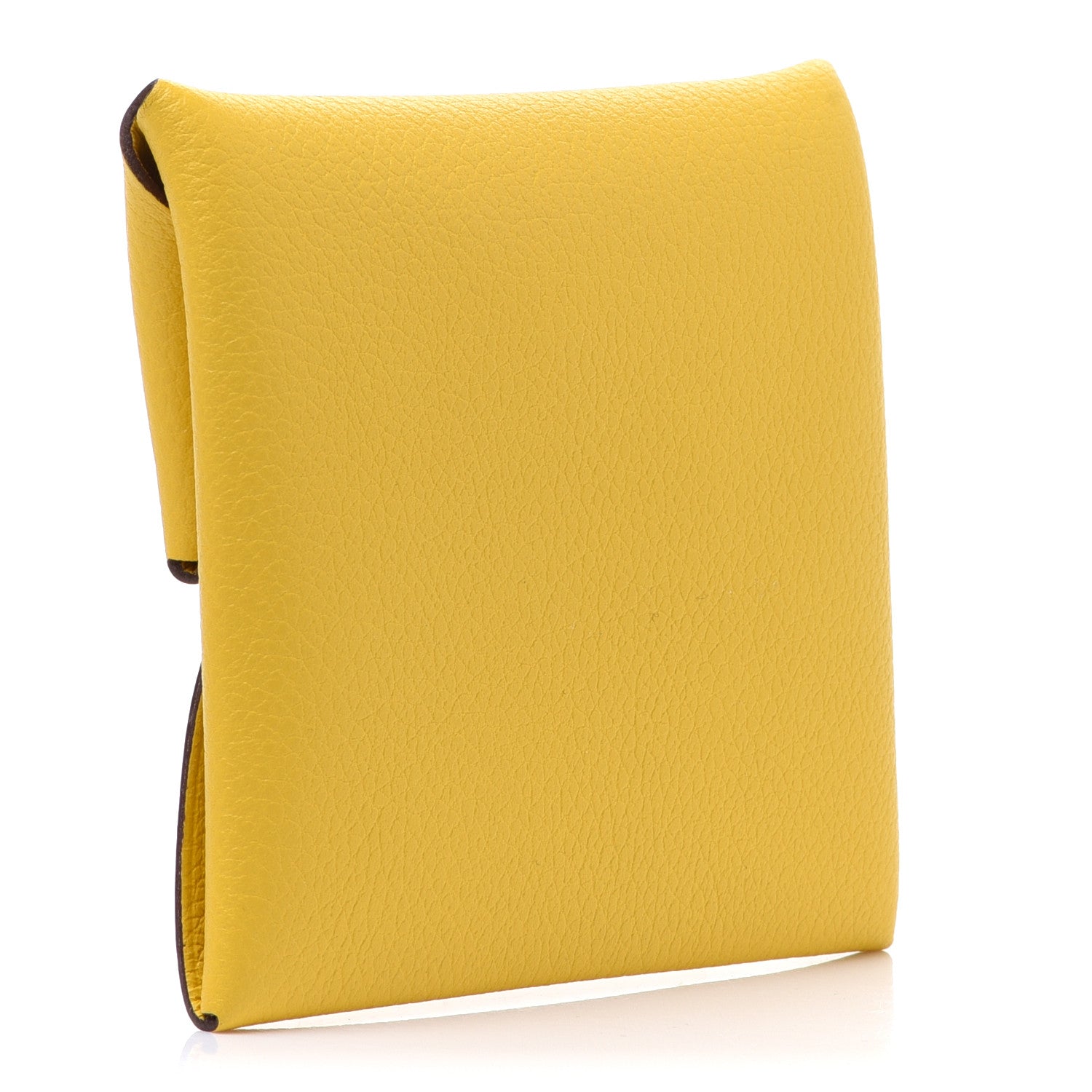 Hermes Evercolor Bastia Coin Purse Jaune De Naples 3 of 8