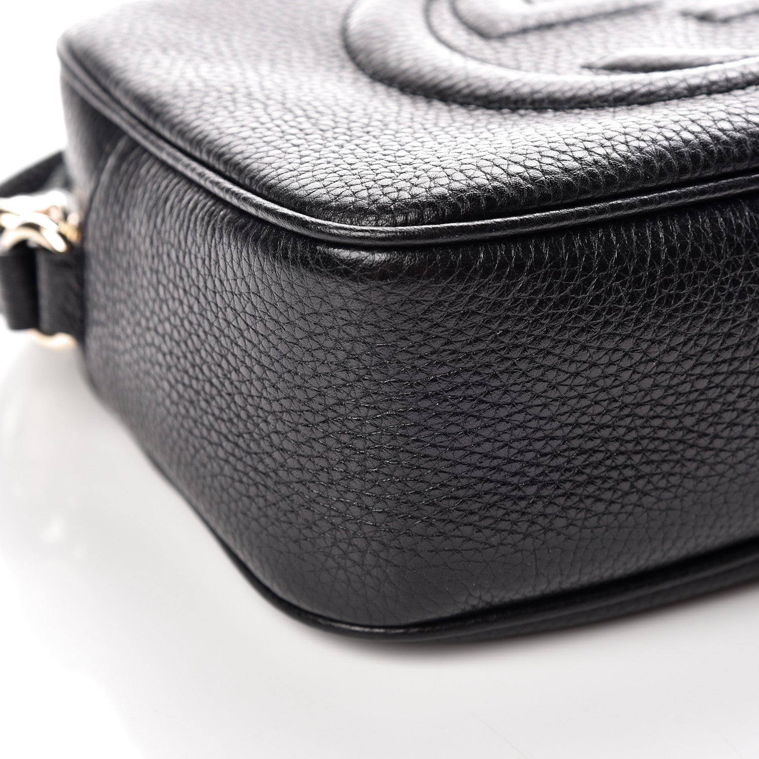 Gucci Pebbled Calfskin Small Soho Disco Bag Black 5 of 9