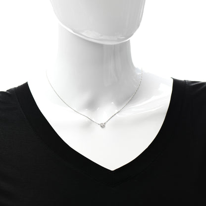 Tiffany Platinum Diamond .32ct Elsa Peretti Diamonds by the Yard Pendant Necklace 2 of 5