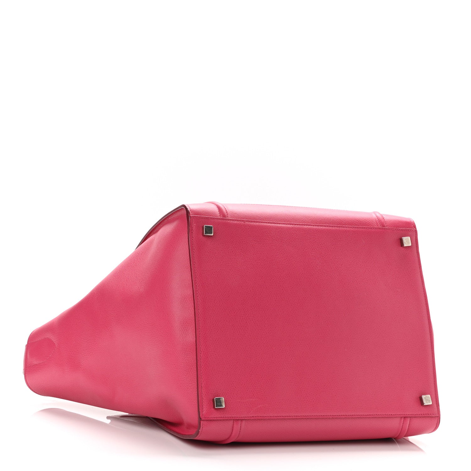 Celine Grained Calfskin Medium Phantom Luggage Fuchsia 4 of 12