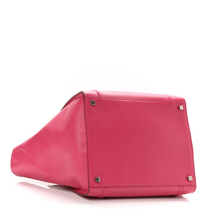 Celine Grained Calfskin Medium Phantom Luggage Fuchsia 4 of 12