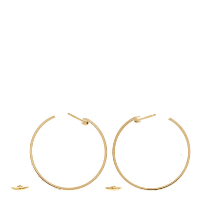 Cartier 18K Yellow Gold Large LOVE Hoop Earrings 3 of 6