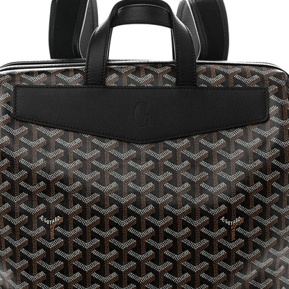 Goyard Goyardine Calfskin Cisalpin Backpack Black 6 of 8