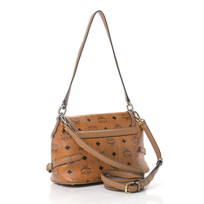 MCM Visetos Crossbody Flap Messenger Cognac 2 of 11