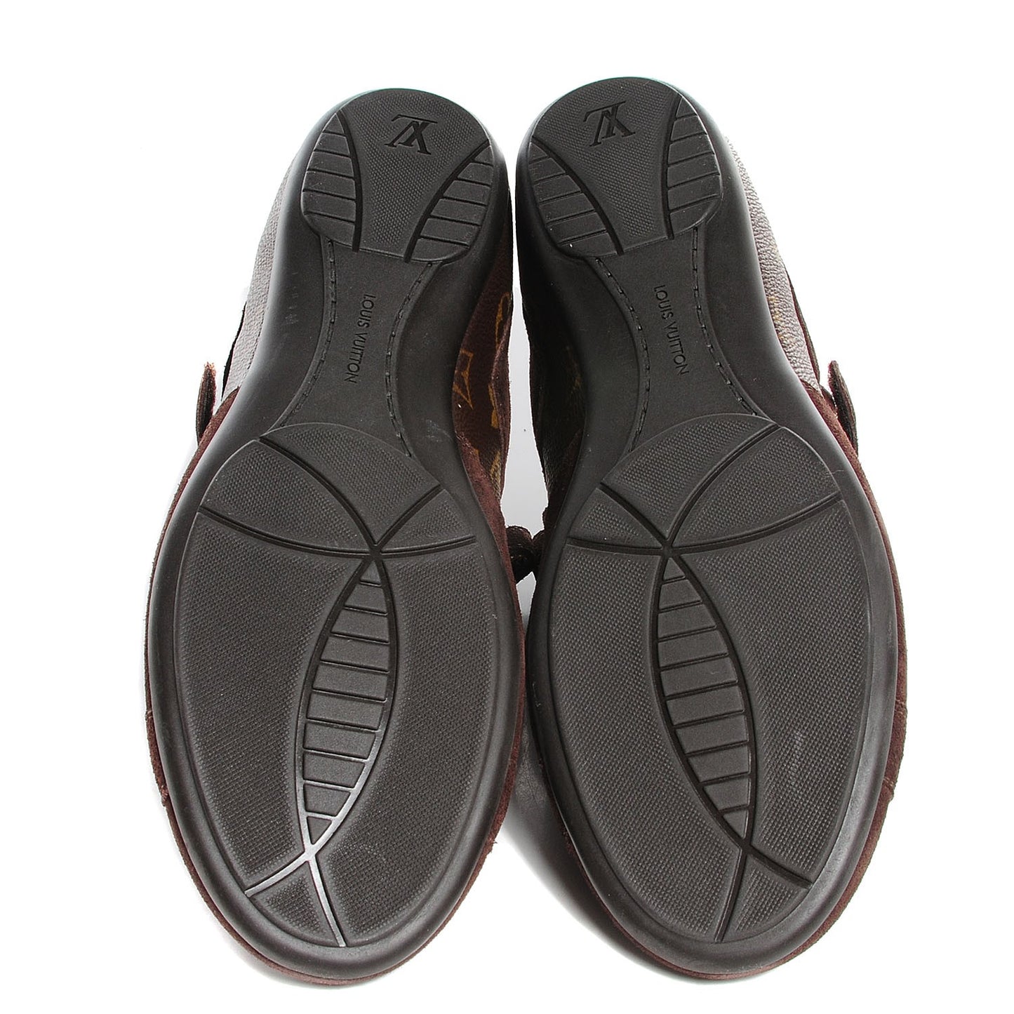 Suede Monogram Globe Trotter Sneakers 37.5