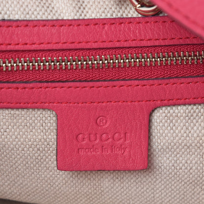 Gucci Pebbled Calfskin Medium Soho Chain Shoulder Bag Pink 6 of 18
