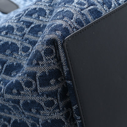 Christian Dior DIOR Denim Jacquard Oblique Large Toujours Blue 9 of 11
