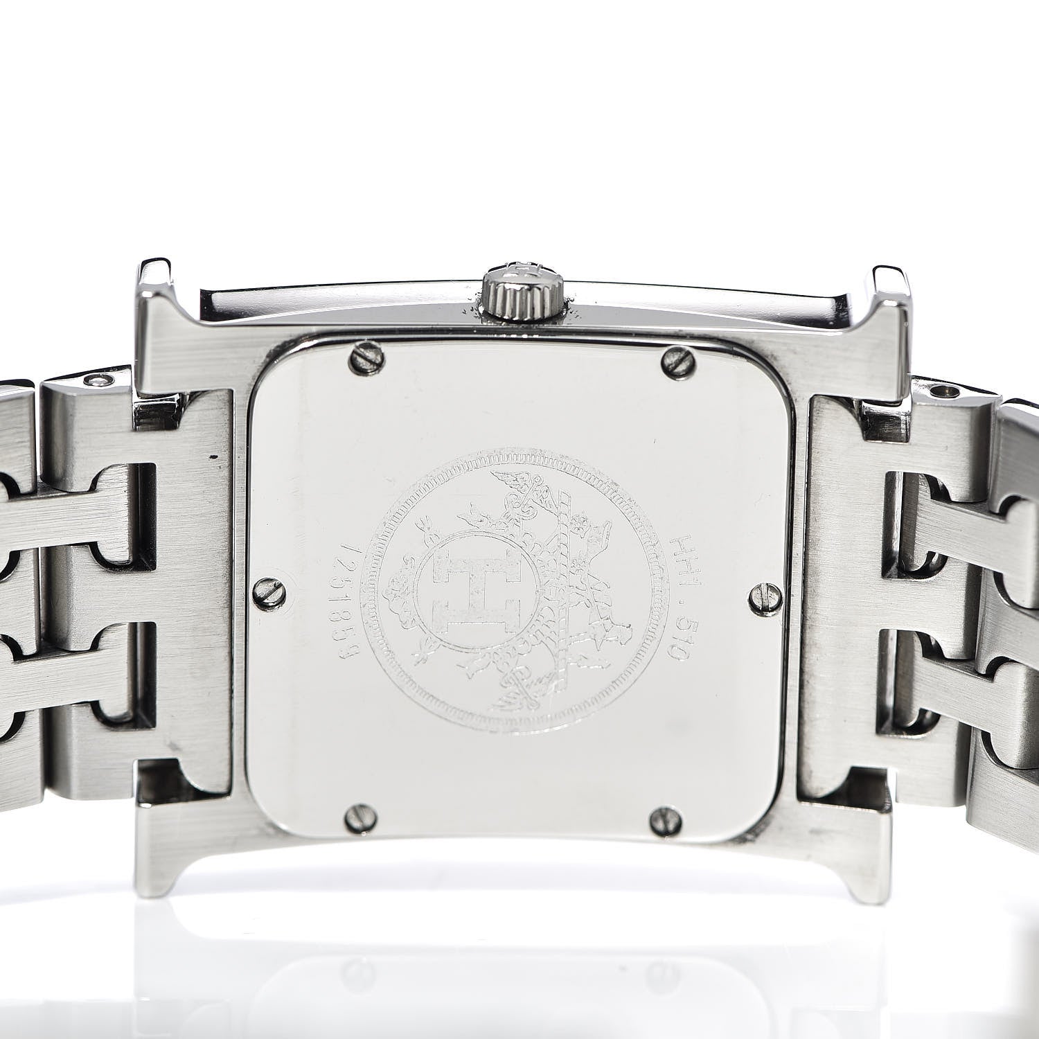 Hermes Stainless Steel 26mm Heure H Hour Quartz Watch 5 of 7