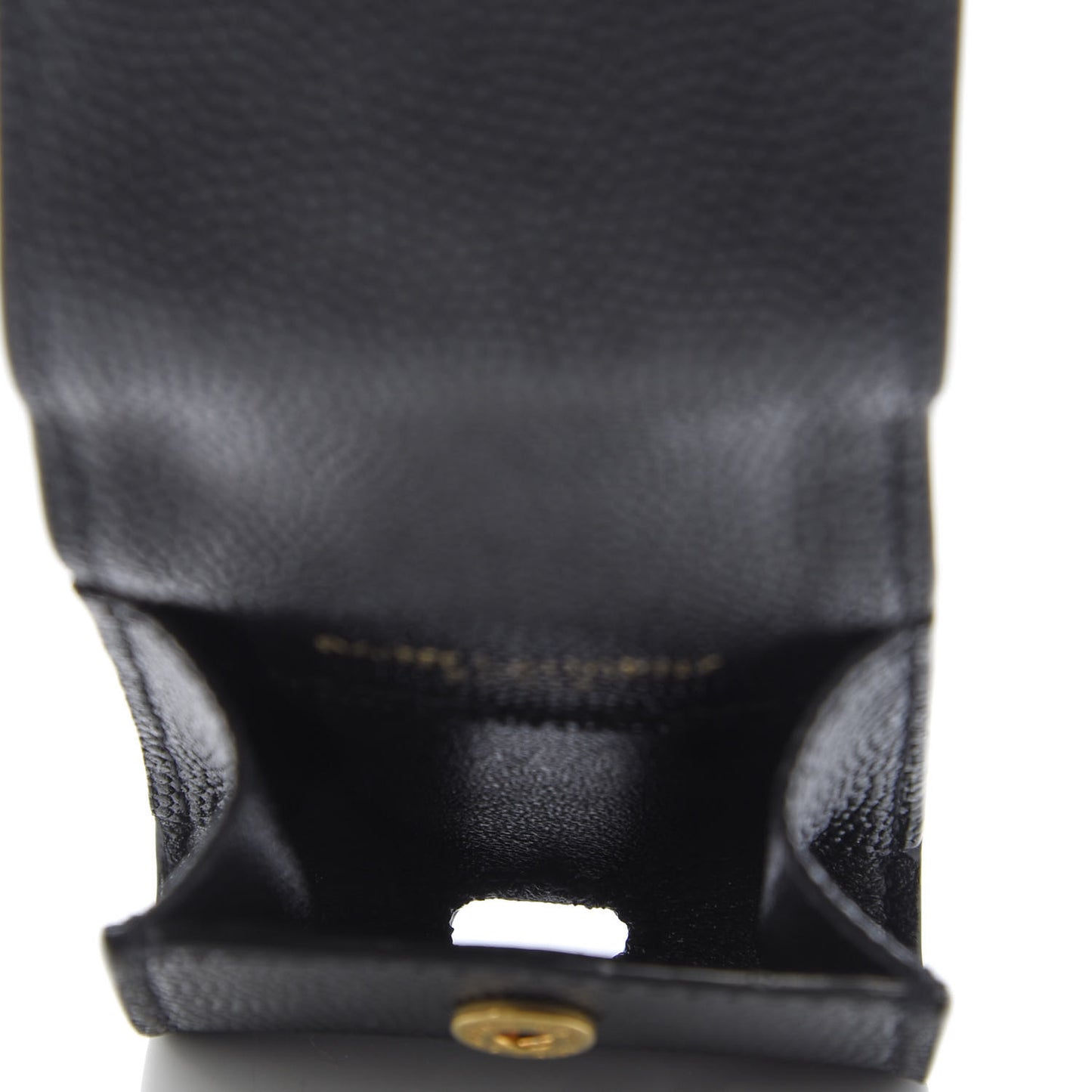Grain De Poudre Monogram Airpods Case Black