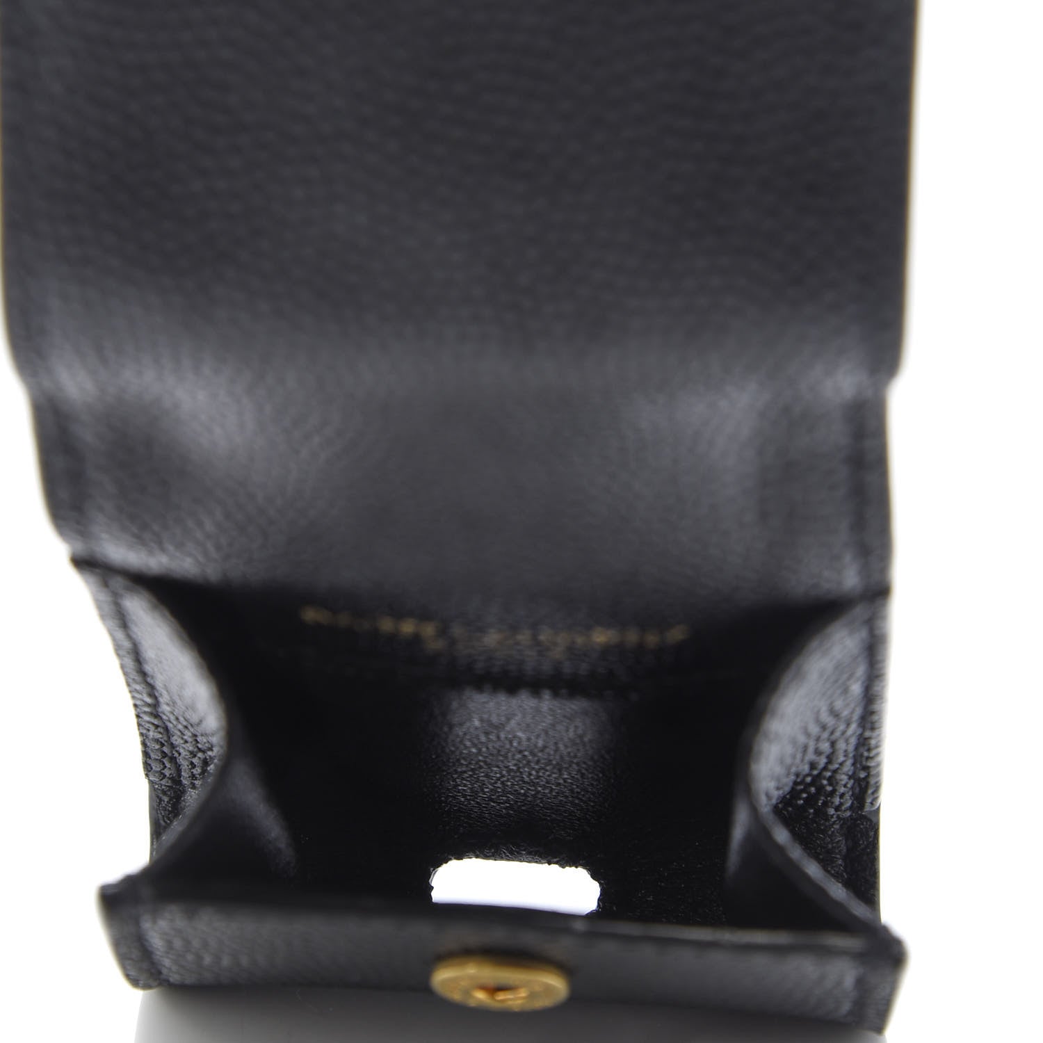 Saint Laurent Grain De Poudre Monogram Airpods Case Black 5 of 6