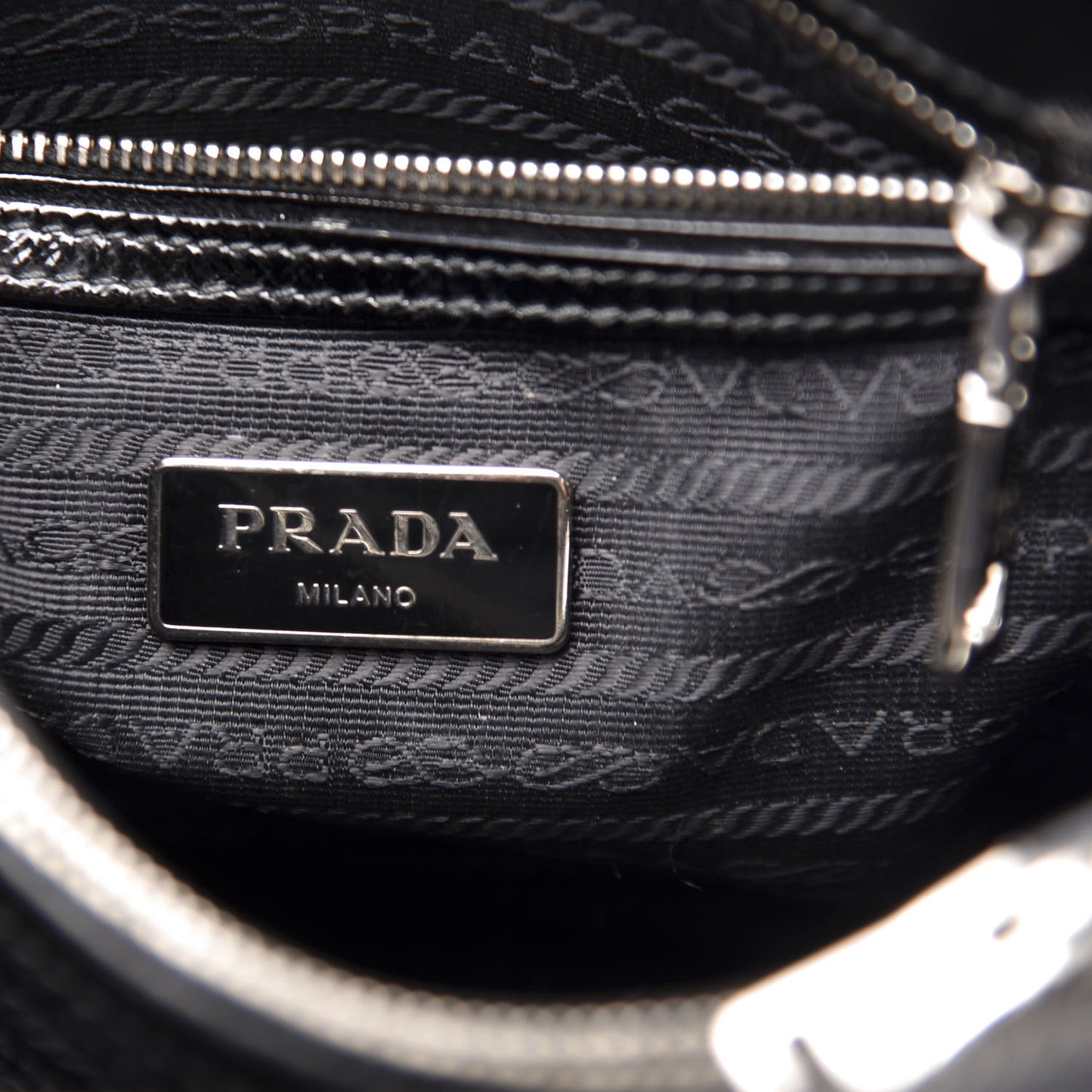 Saffiano Vernice Small Promenade Tote Black