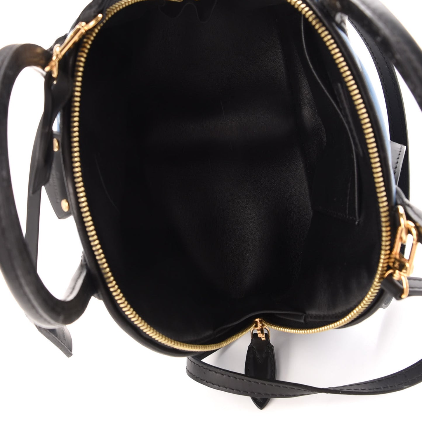 Lambskin Malletage Alma BB Bleuet