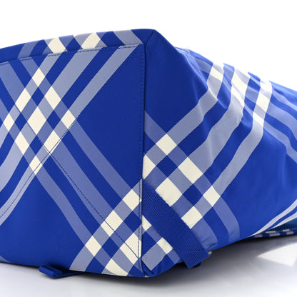 Burberry Nylon Nova Check Roll Backpack Knight 10 of 10