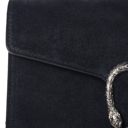 Gucci Suede Mini Dionysus Chain Wallet Black 12 of 12