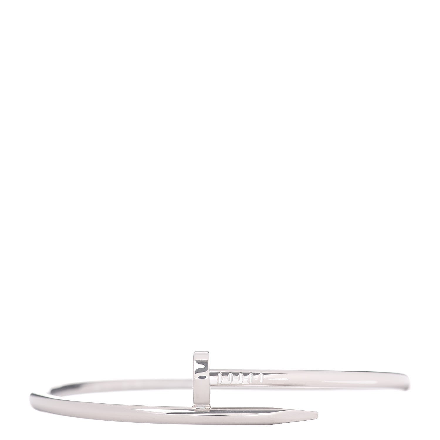 Cartier 18K White Gold Juste Un Clou Bracelet 20 1 of 7