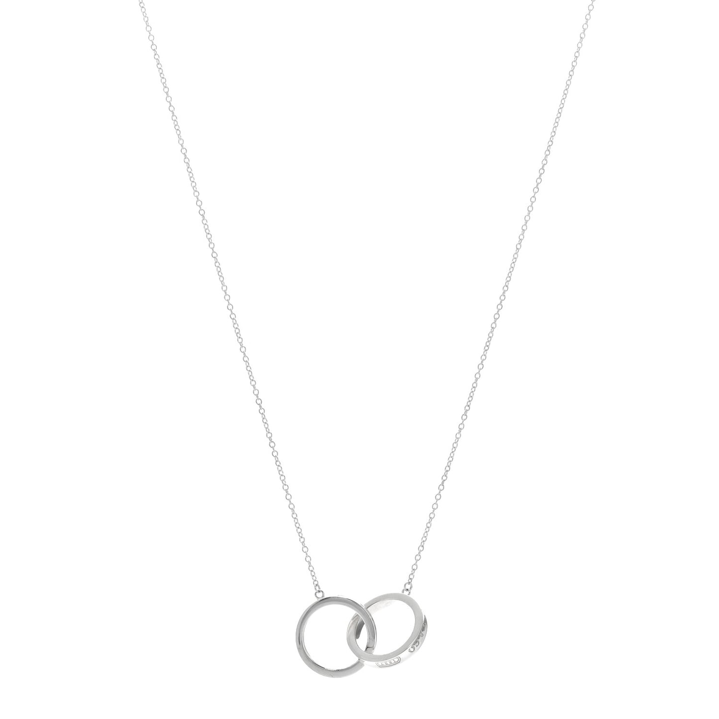 Sterling Silver 1837 Interlocking Circles Pendant Necklace