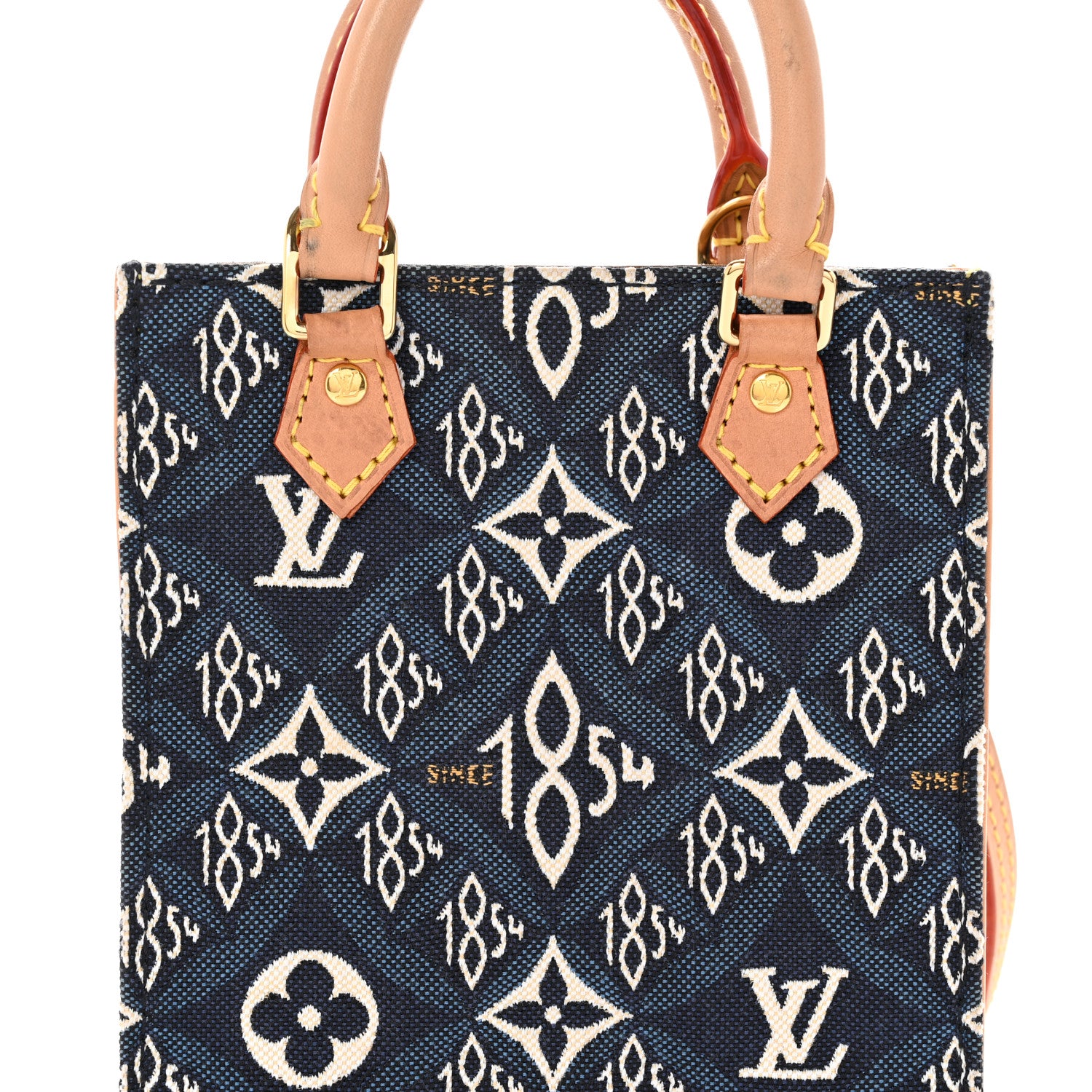 Louis Vuitton Jacquard Since 1854 Petit Sac Plat Blue 8 of 14