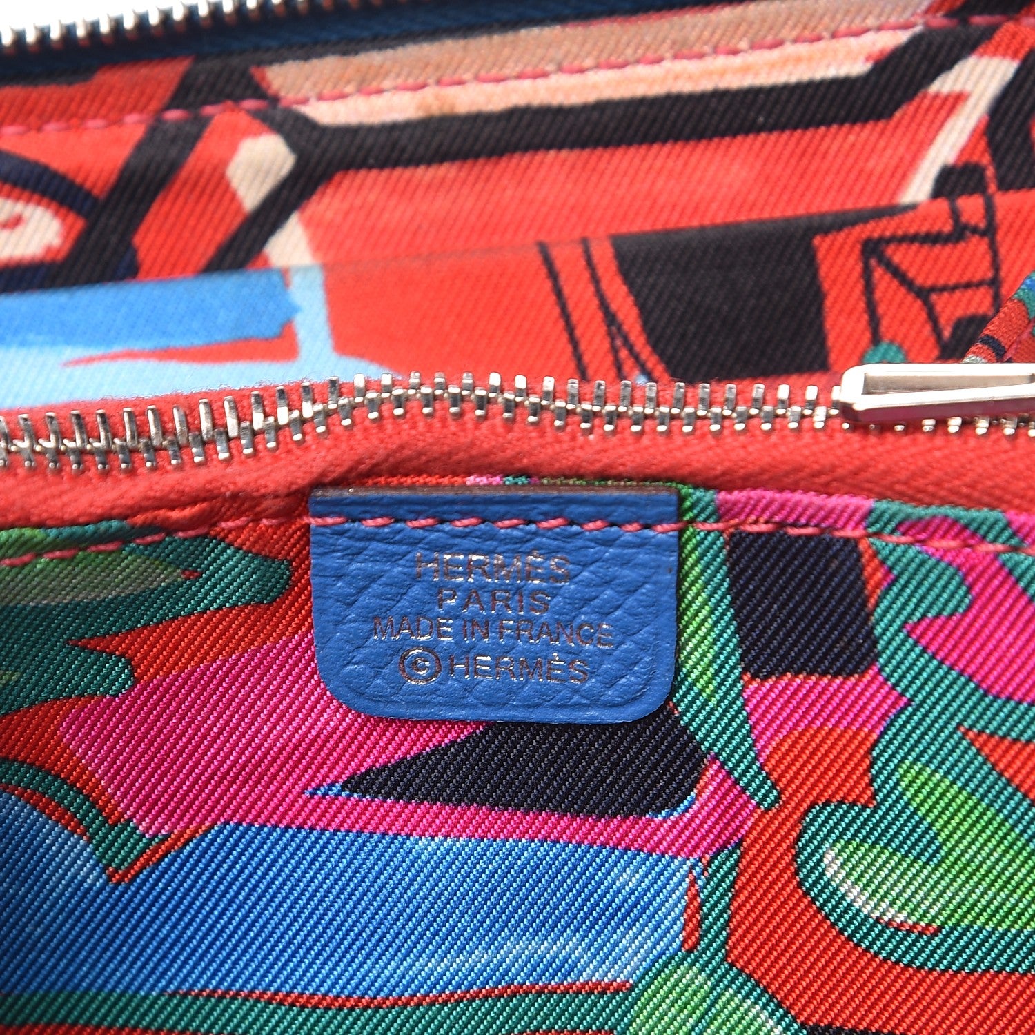 Hermes Epsom Silk'In Compact Wallet Mykonos Rouge Vif 6 of 10