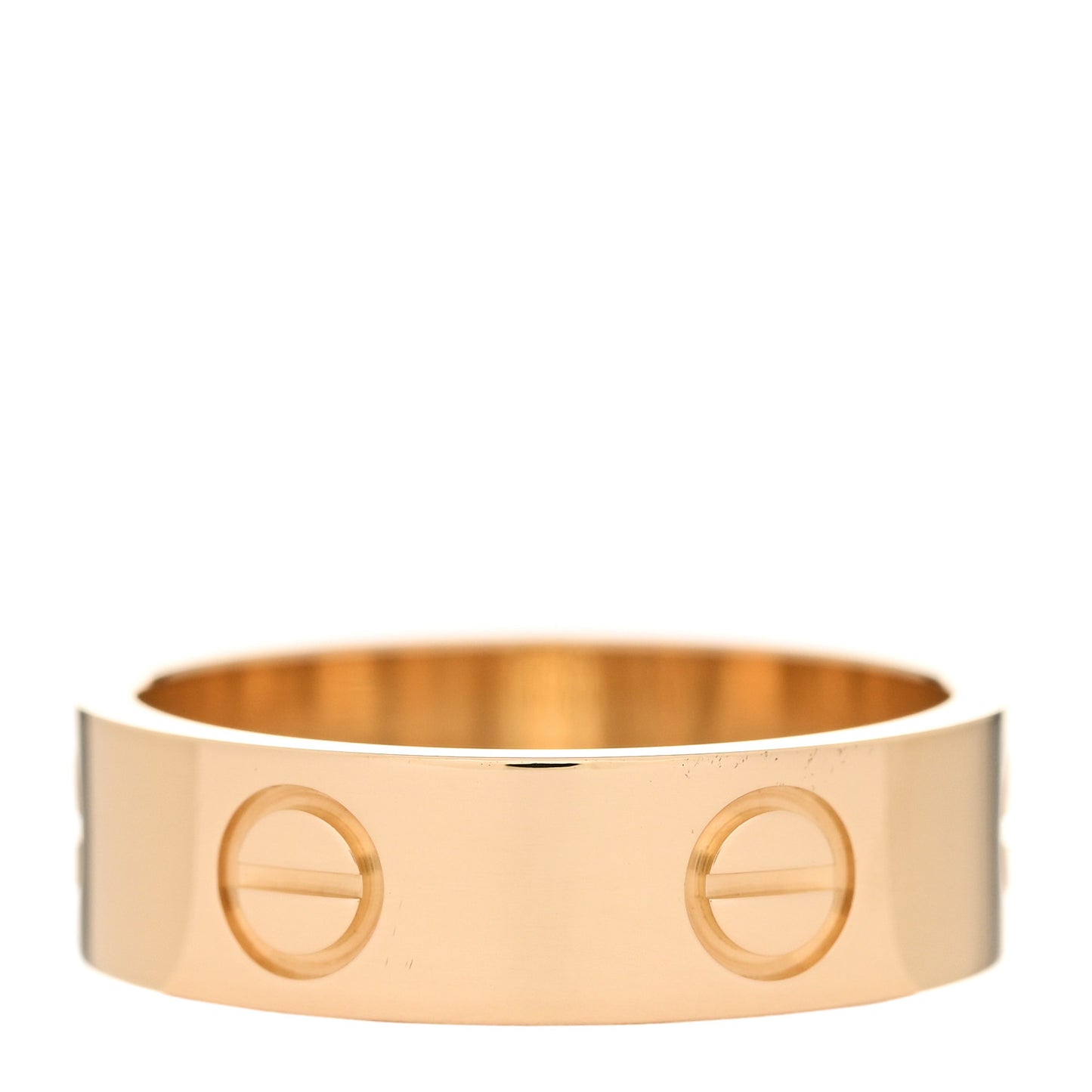 18K Yellow Gold 5.5mm LOVE Ring 53 6.5