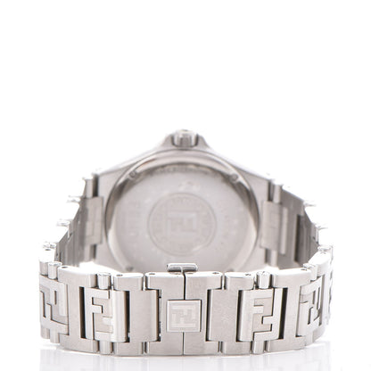Fendi Stainless Steel Diamond Pave Bezel 33mm High Speed Quartz Watch 5 of 11