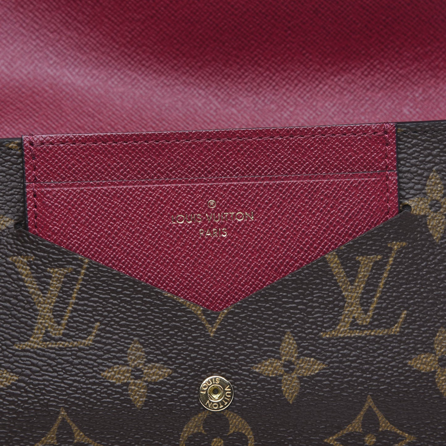 Monogram Jeanne Wallet Fuchsia
