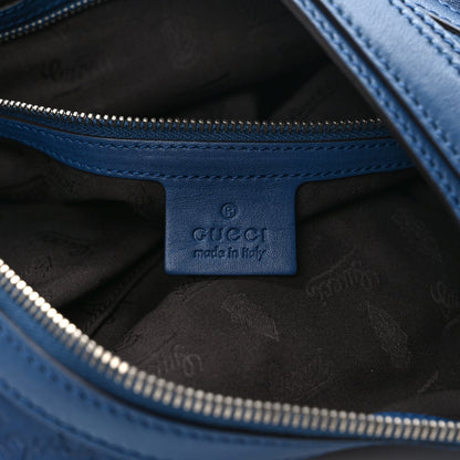 Gucci Guccissima Medium Icon Bit Hobo Blue 6 of 9