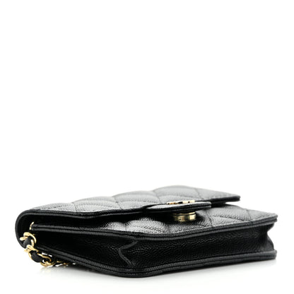 Chanel Caviar Quilted Mini Chain Bag Black 4 of 12