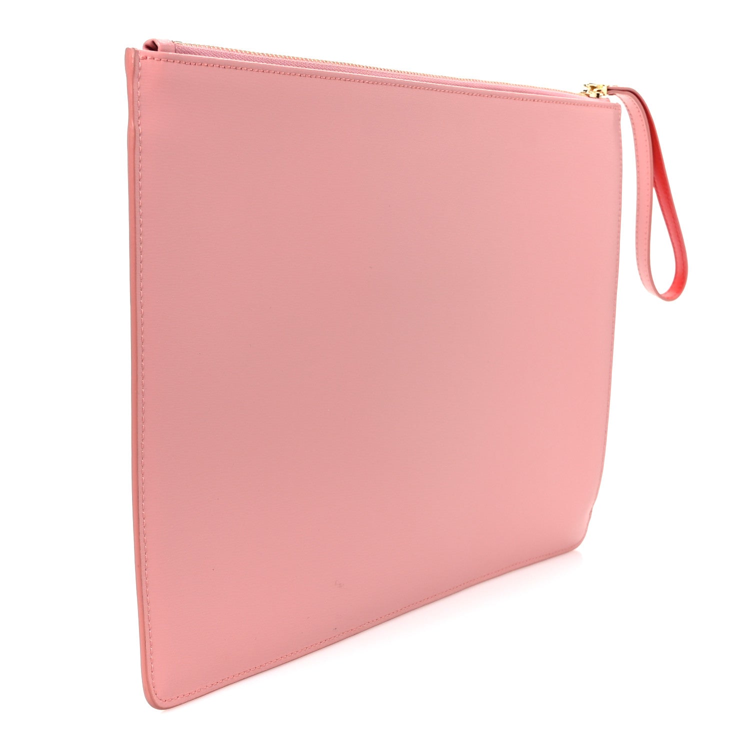Salvatore Ferragamo Calfskin Gancini CIty Wristlet Pink 3 of 7
