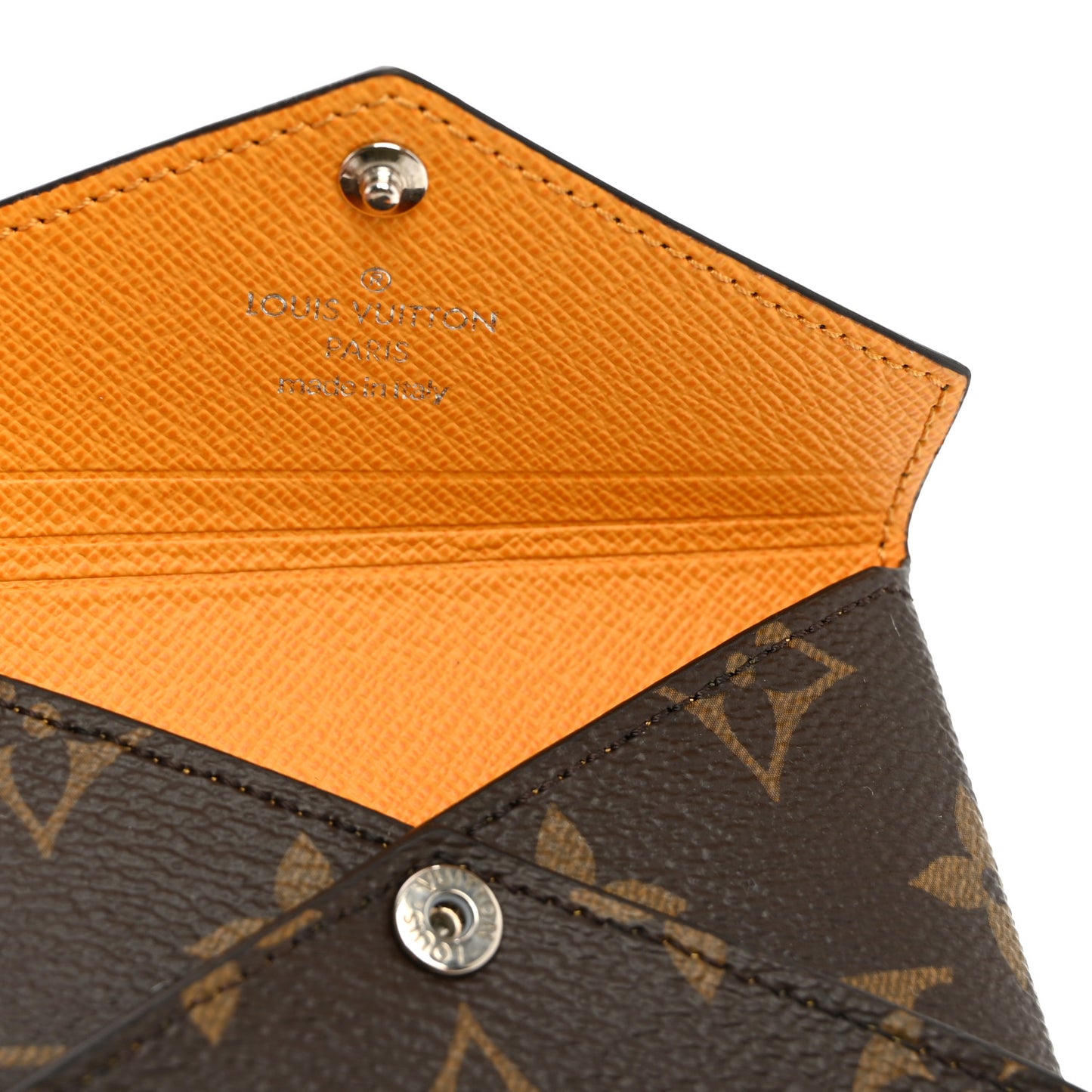 Monogram LV Colormania Kirigami Card Holder Safran