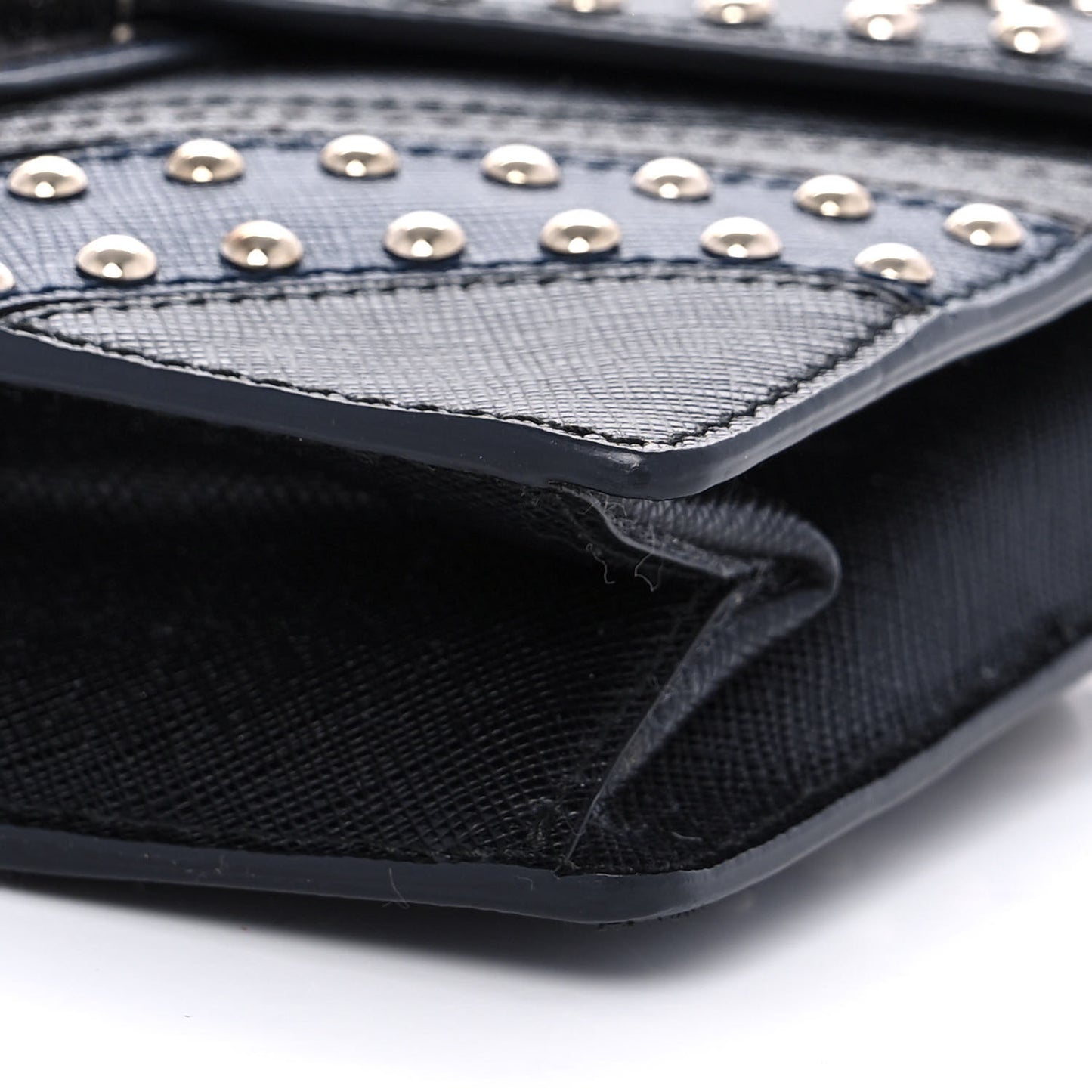 Saffiano Studded Sound Bag Black Baltico