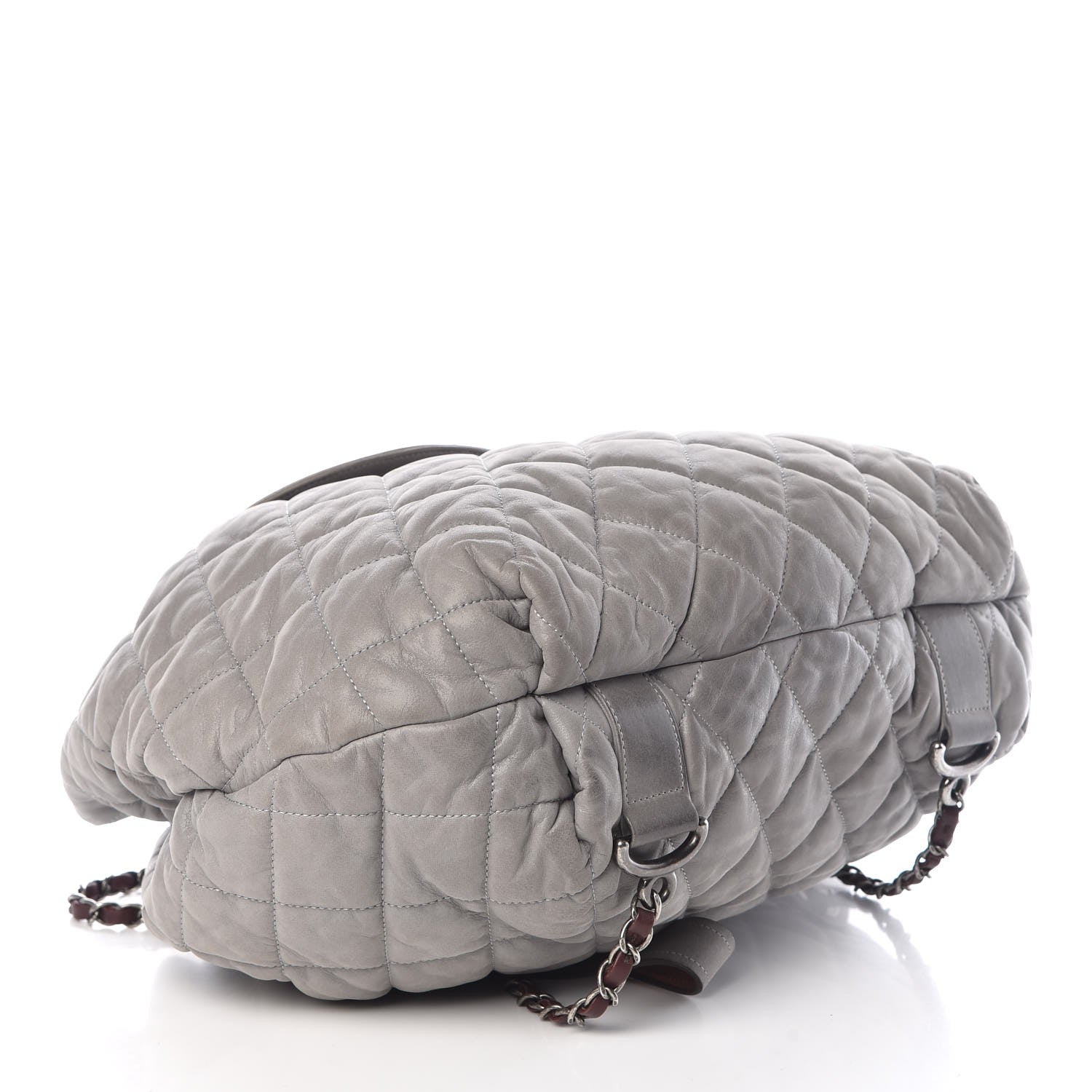 Chanel Iridescent Calfskin Quilted In The Mix Backpack Grey 4 of 14