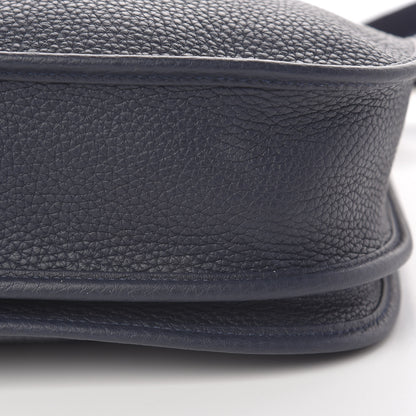 Hermes Taurillon Clemence Evelyne III PM Bleu Nuit 11 of 13