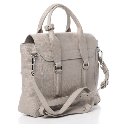 3.1 Phillip Lim 3.1 Textured Calfskin Medium Pashli Satchel Feather 2 of 11