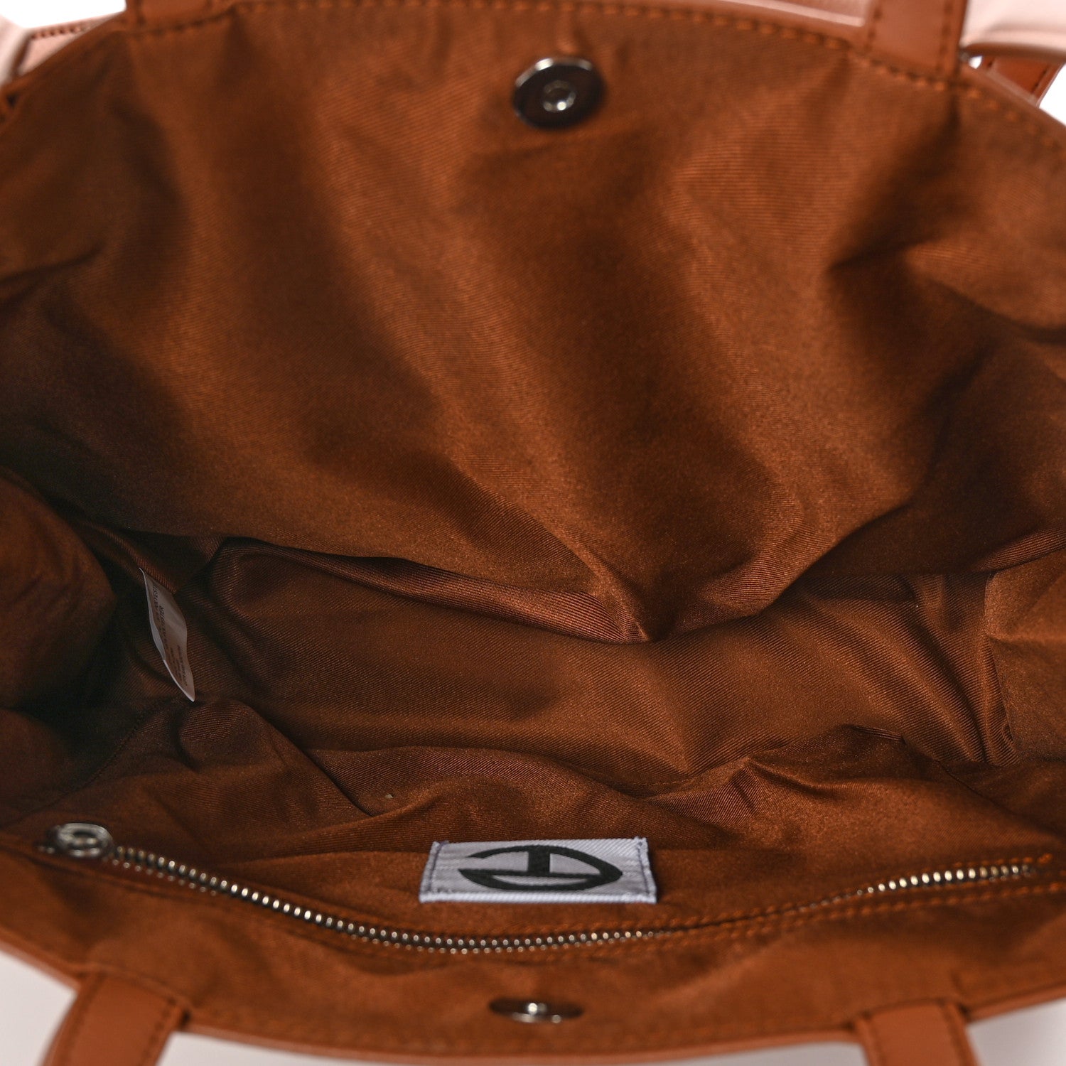 Telfar Vegan Leather Medium Shopping Bag Tan 7 of 7
