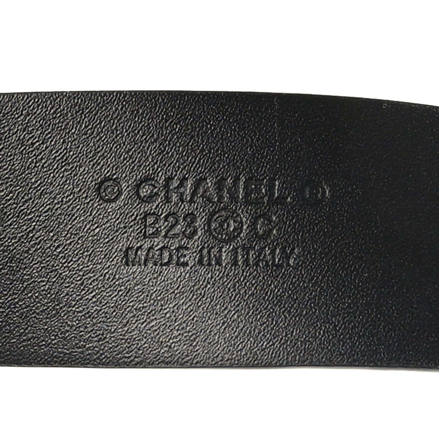 Chanel Caviar CC Logo Belt 85 34 Black 5 of 8