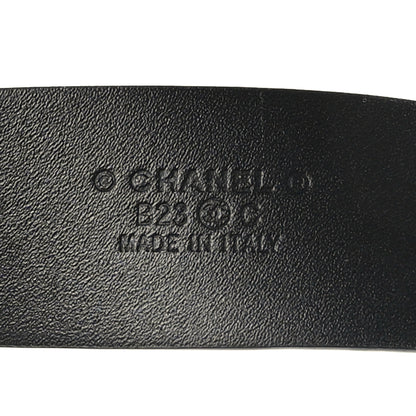 Chanel Caviar CC Logo Belt 85 34 Black 5 of 8