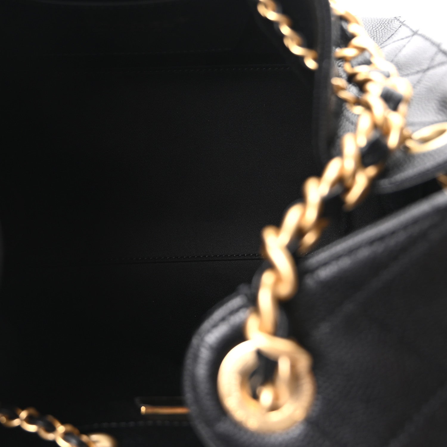 Chanel Caviar Quilted Small Chanel 25 Handbag Black 5 of 10