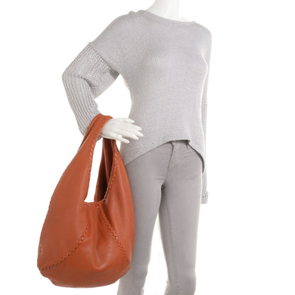 Bottega Veneta Cervo Deerskin Large Hobo Copper 2 of 9