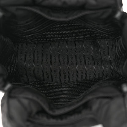 Prada Re-Nylon Soft Padded Small Double Handled Shoulder Bag Black 5 of 11